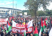 İstanbul’da binler Filistin için yürüdü