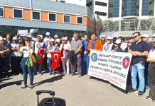 Sağlık işçileri yarım gün iş bıraktı: ‘Ücretlerimizi taksitle değil peşin istiyoruz!’