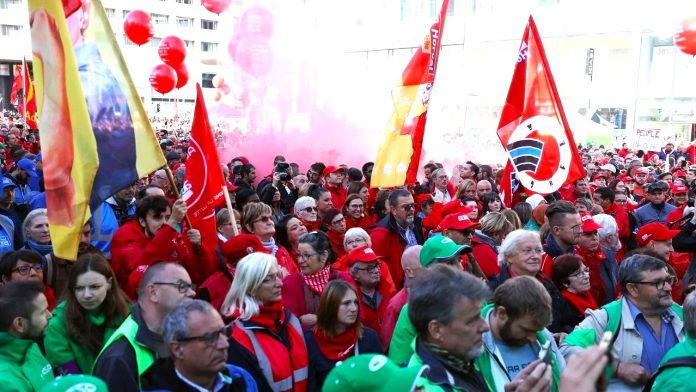 Belçika’da 3 günlük grev başladı-3