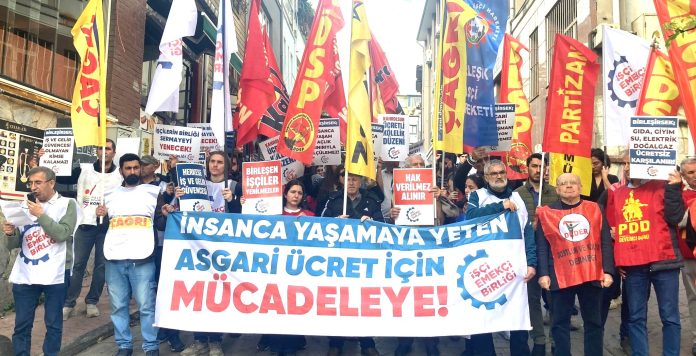 İEB-Asgari Ücret eylemi