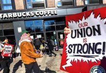 Starbucks işçileri hakları için süresiz greve başladı