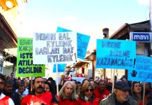 Divriği’de madenci yürüyüşü