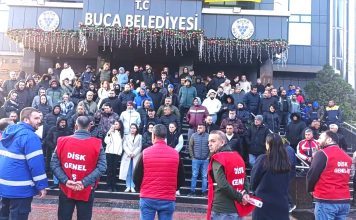 Maaşları ödenmeyen Buca Belediyesi işçileri iş bıraktı!
