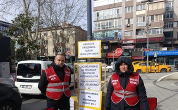 Beşiktaş Belediyesi’nden Haksız şekilde işten atılan Turan Çil, Direnişini basın açıklamasıyla dile getirdi